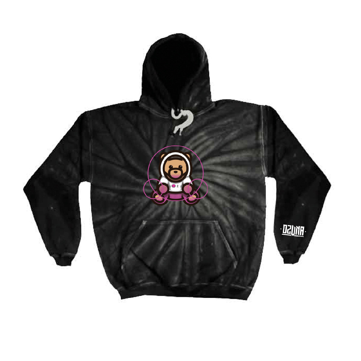 Ozuna Tie Dye Bear Pullover Hoodie