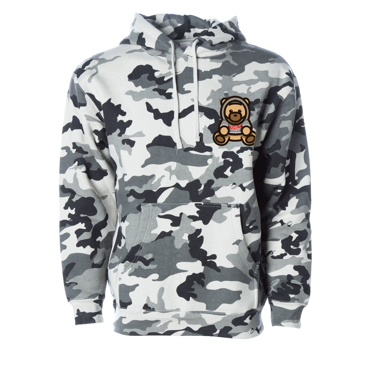 Ozuna Camo Bear Pullover Hoodie